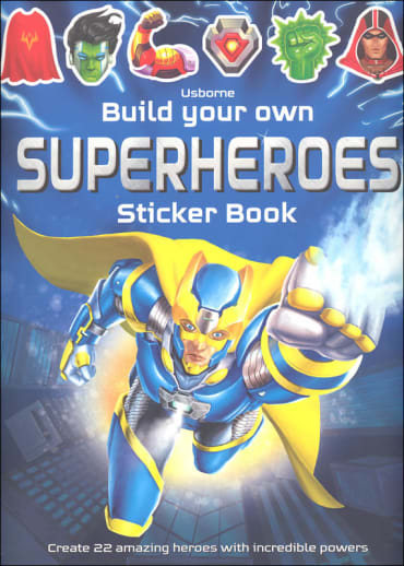 Build Your Own Superheroes Sticker Book