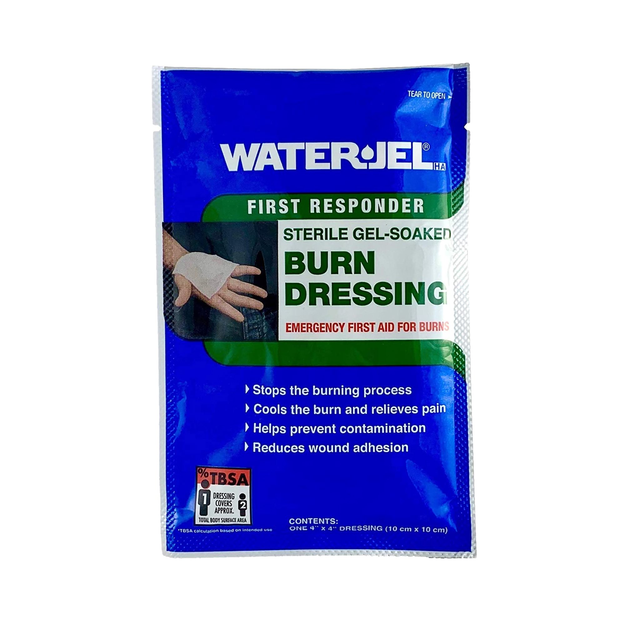 Water-Jel First Responder Burn Dressing, 4 x 4 Inch MK 1071032