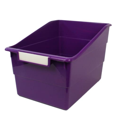 Wide Tattle Shelf File - Purple