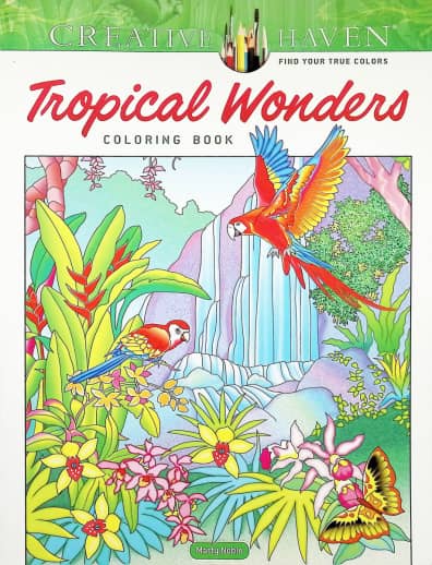 Tropical Wonders Coloring Book (Creative Haven)