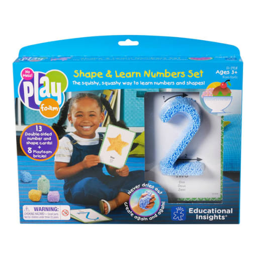 Playfoam Shape & Learn Numbers Set