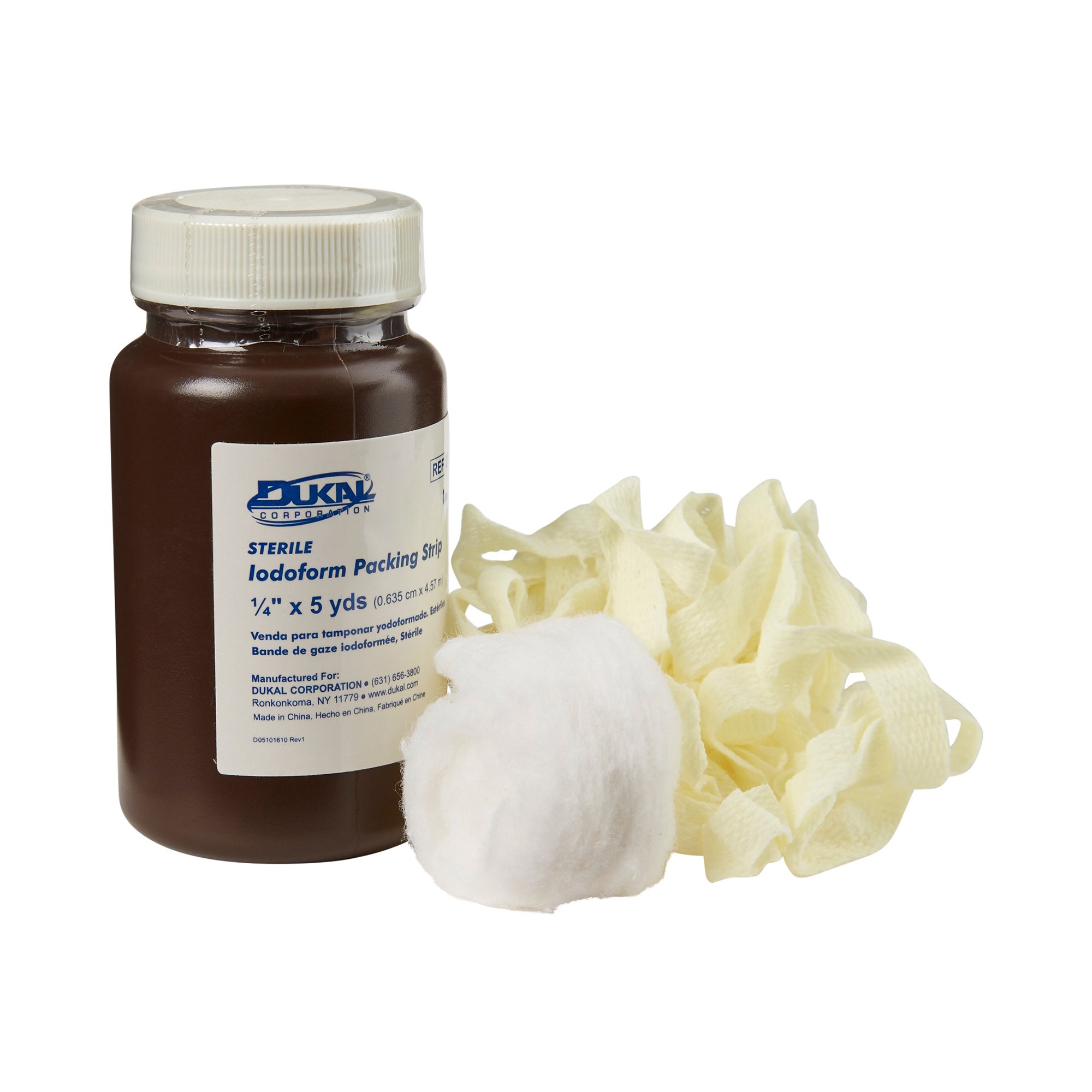 Dukal Iodoform Wound Packing Strip,  Inch x 5 Yard MK 348492