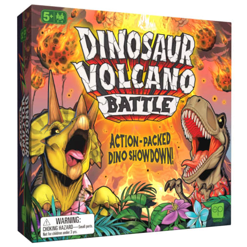 Dinosaur Volcano Battle - Action-Packed Dino Showdown!