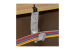 4in Wallmount J Hook with Retaining Clip, 25-Pack