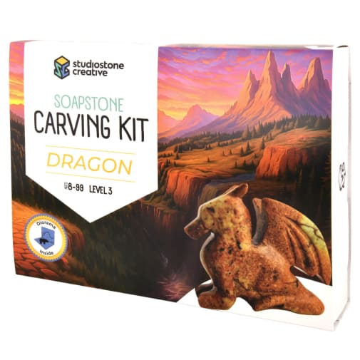 Soapstone Carving Kit - Dragon