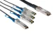 QSFP-4X10G-AC10M-Direct-Attach Breakout Cable - 10m (33FT), New, Compatible