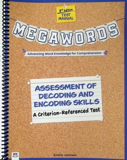 Megawords Assessment (3rd Edition)