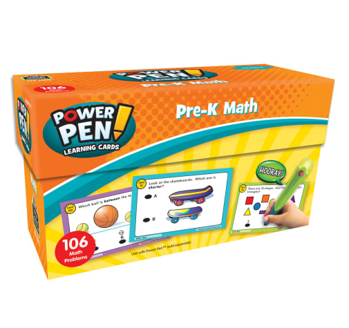 Power Pen Learning Cards: Math PreK