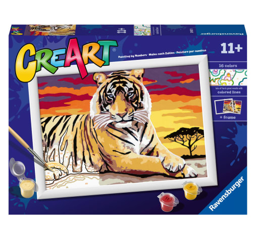 Ravensburger Creart Paint by Number - Majestic Tiger (7x10)