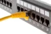 Cat5e Shielded Ethernet Patch Cable, Half-moon Boot, 25 ft, Yellow