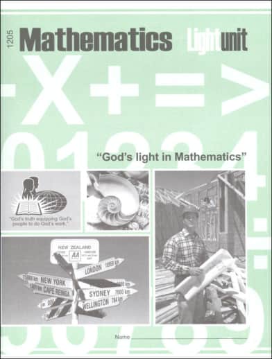Christian Light Math LightUnit 1205 Functions & Trig