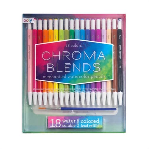 Chroma Blends Mechanical Watercolor Pencils - Set of 18
