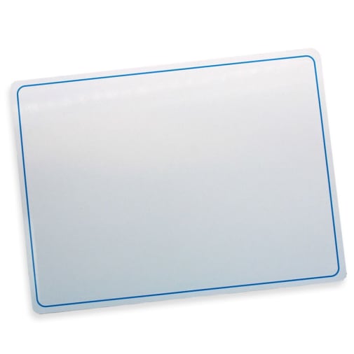 Plain Two-Sided Dry Erase Sheet 9"x12" - magnetic - single