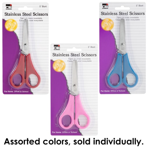 Student's Stainless Steel Scissors - Blunt