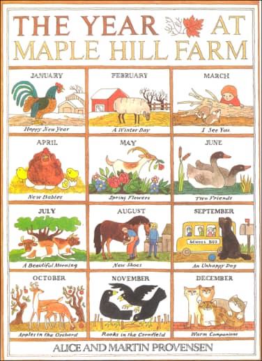 The Year at Maple Hill Farm by Alice & Martin Provensen