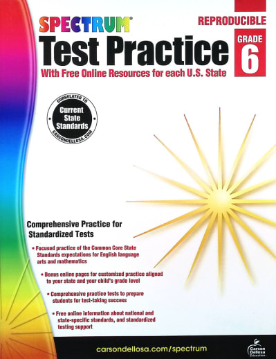 Spectrum Test Practice Grade 6