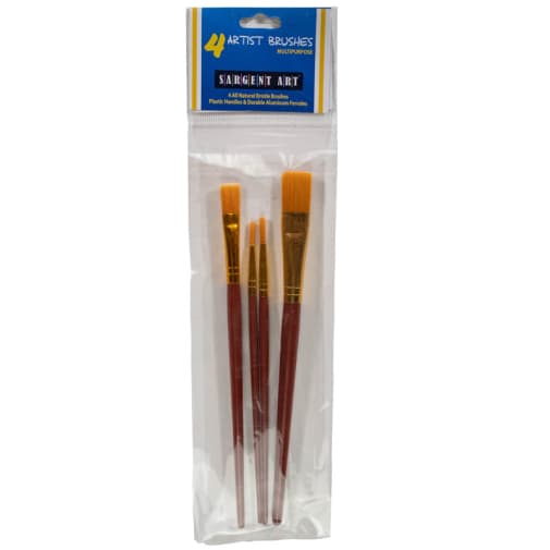 Brush Set - Red (4 count)