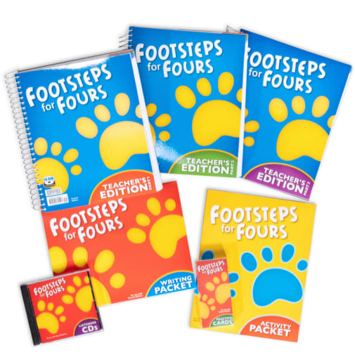 BJU Press Footsteps K4 Home School Kit 2nd Edition