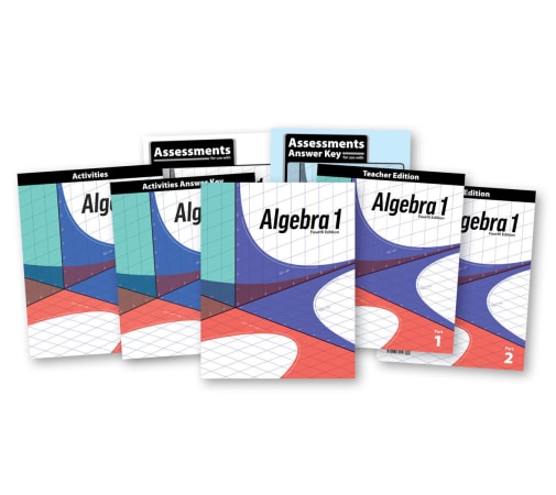 BJU Press Algebra 1 Home School Kit 4th Edition