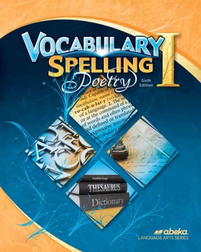 Abeka Vocabulary, Spelling, Poetry I Student Book