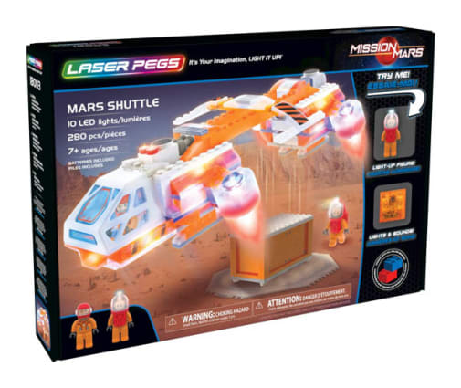 Laser Pegs Mars Shuttle