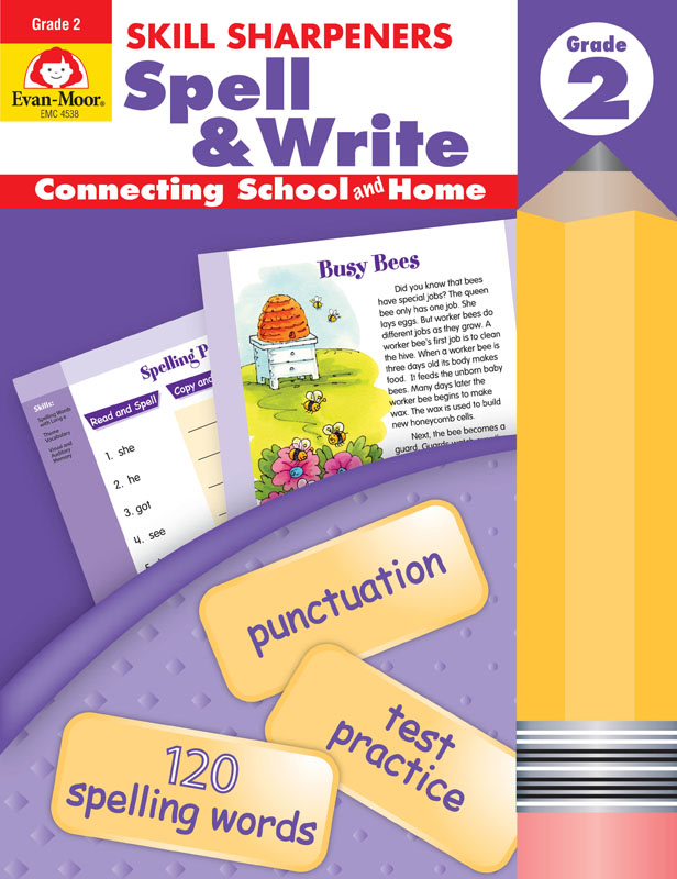 Skill Sharpener: Spell & Write, Grade 2