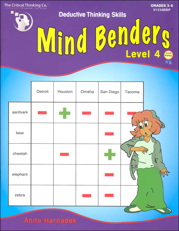 Mind Benders Book 4 (Deductive Thinking Skills)