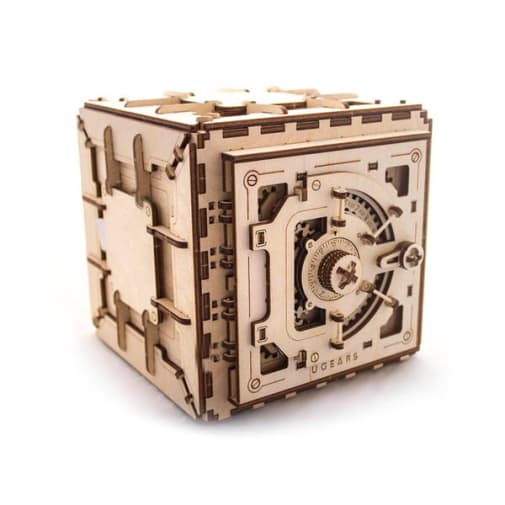 Ugears 3D Wooden Mechanical Model Safe