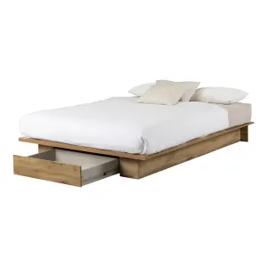 Platform Bed with Drawer