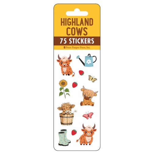 Sticker Set - Highland Cows