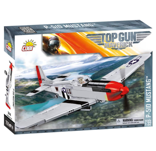 COBI Top Gun Maverick P51-D Mustang Fighter - 350 pieces