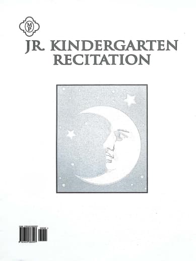 Memoria Press Junior Kindergarten Recitation