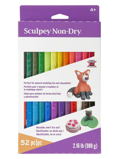 Sculpey Non-Dry Modeling Clay Variety Set 52 pc