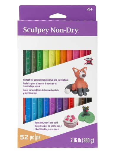Sculpey Non-Dry Modeling Clay Variety Set 52 pc