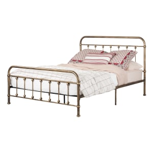 Cottage Metal Platform Bed