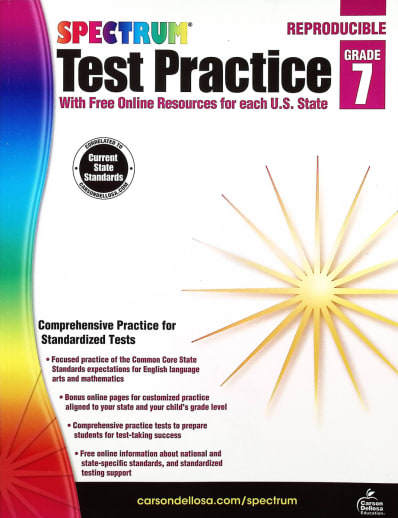 Spectrum Test Practice Grade 7
