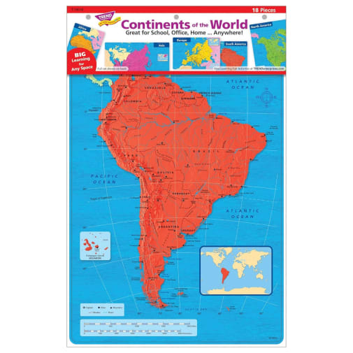 Learning Sets Wipe-Off Continents of the World