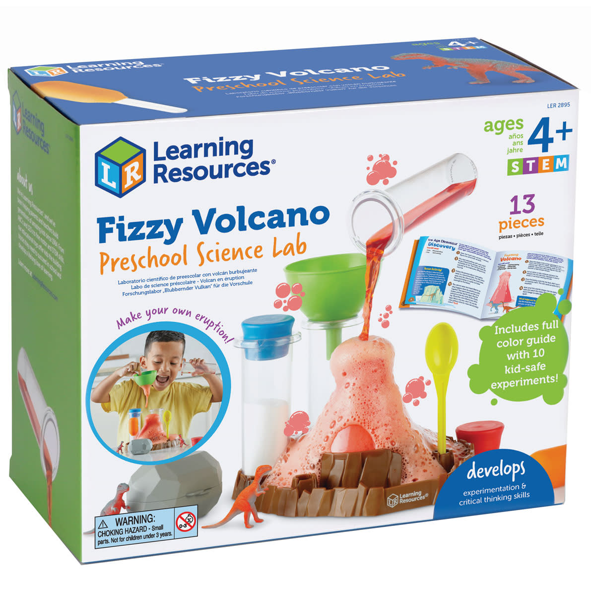Fizzy Volcano Preschool Science Lab