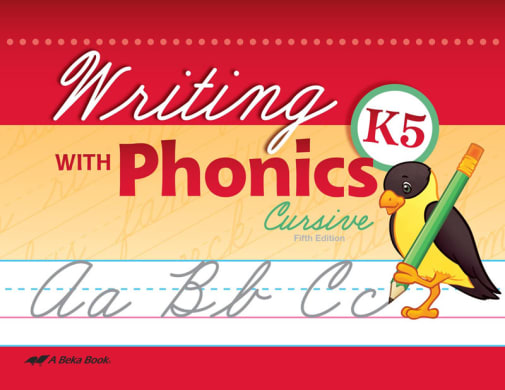 Abeka Writing with Phonics K5 Cursive (Bound)