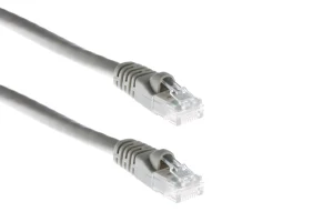 Cat6 Crossover Ethernet Patch Cable, Booted, 10 ft, Gray