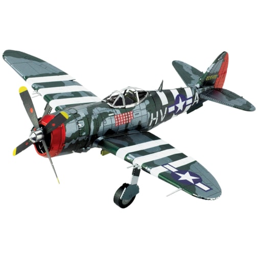 P-47 Thunderbolt - Color (Metal Earth 3D Laser Cut Model)