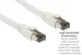 CAT8 Shielded Ethernet Patch Cable, 40Gbps, Snagless, 1 ft, White
