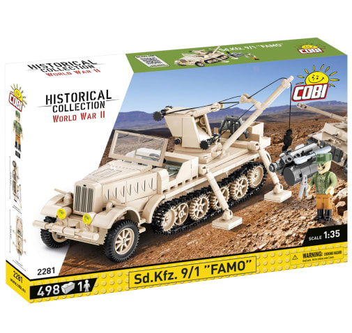 COBI SD.Kfz. 9/1 "Famo" Half-Track - 498 pieces (World War II Historical Collection)
