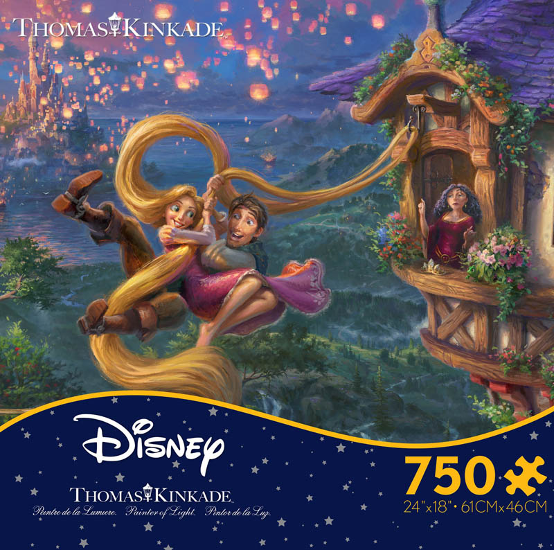 Tangled Puzzle (Thomas Kinkade Disney Collection) 750 Piece