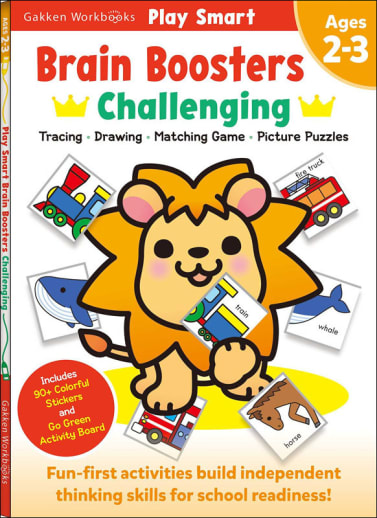 Play Smart Brain Boosters: Challenging Workbook Age 2-3