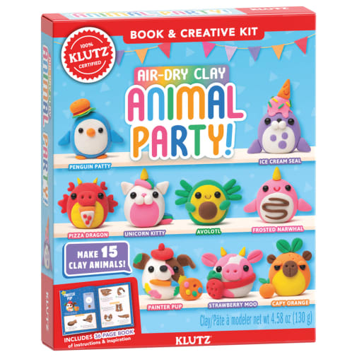 Klutz Air Dry Clay - Animal Party!