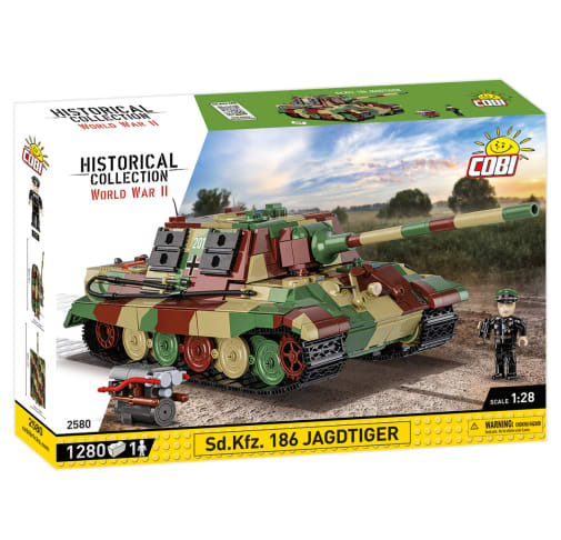 COBI Sd.Kfz.186 Jagdtiger German Tank Destroyer - 1280 pieces (World War II Historical Collection)