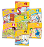 Finger Phonics Set of Books 1-7 w/ Print Ltrs