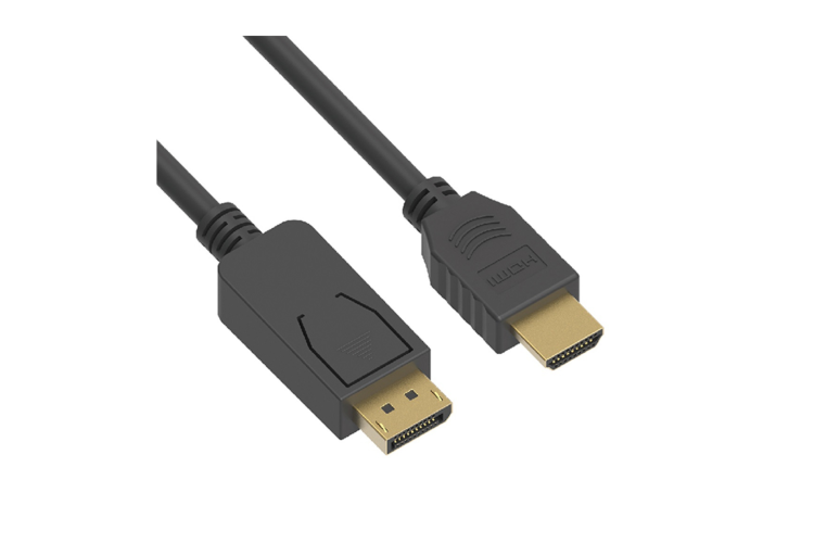 DisplayPort to HDMI Cable, DisplayPort Male to HDMI Male, 10 foot
