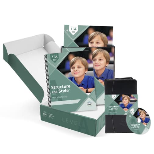 IEW Structure and Style for Students: Year 1 Level A Basic Set (DVDs)